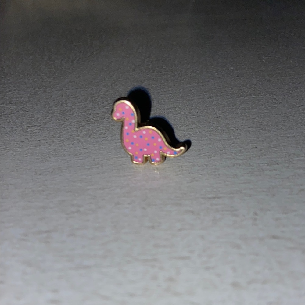 Pink Dinosaur Kids Pin
